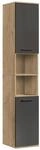 mokebo&reg; Bad Hochschrank 'Der Kapit&auml;n' (180x33x34 cm) Badezimmerschrank schmal...
