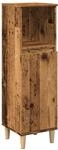 vidaXL Badschrank, Badezimmerschrank mit Stauraum, Badezimmer Midischrank...