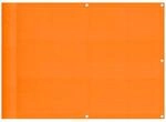 vidaXL Balkon-Sichtschutz Orange 75x800 cm 100% Polyester-Oxford,...