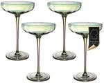 Intirilife 4er Set Martinigl&auml;ser Champagnerschalen 140 ml &ndash; Coupe...