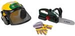 Theo Klein 8197 Bosch Waldarbeiter-Set Mit Kettens&auml;ge, Forsthelm & Handschuhen