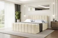 ALTDECOR Boxspringbett mit Matratze und Lattenrost, Boxbett, Topper, Fu&szlig;teil,
