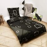Beautissu Bettw&auml;sche 135x200 Baumwolle 2teilig &ndash; 100% Baumwoll...