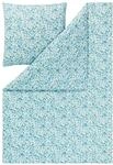 ESTELLA Mako Interlock Jersey Bettw&auml;sche Tina Cyan