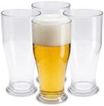 Spetebo Mehrweg Kunststoff Bierglas 520 ml - 6er Set