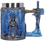 Nemesis Now World of Warcraft The Lich King Bierkrug, Harz, Blau, offizieller...