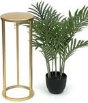 DanDiBo Blumenhocker Metall Gold Rund Blumenst&auml;nder Beistelltisch 96510...