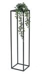 DanDiBo Blumenhocker Metall Schwarz Eckig 100 cm Blumenst&auml;nder Beistelltisch...