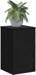 vidaXL Pflanzenst&auml;nder 2 pcs Schwarz Eichen-Optik 30 x 30 x 50 cm, Wohzimmer...