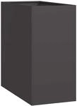 vidaXL Pflanzk&uuml;bel Schwarz 40x80x80 cm Stahl, Pflanzschale,