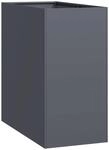 vidaXL Pflanzgef&auml;&szlig; Anthrazit 40x80x80 cm Stahl, Pflanzschale,