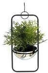 DanDiBo Blumenampel Innen Metall Wand H&auml;ngepflanzen 45 cm 96083 S mit Topf...