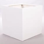 Elegant Einrichten Pflanzk&uuml;bel, Blumenk&uuml;bel Fiberglas quadratisch 60x60x60cm
