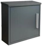 Relaxdays Briefkasten, HxBxT: 35 x 33 x 12 cm, DIN C4, wetterfest, modernes Design, 4