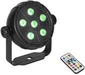 EUROLITE LED PK-3 USB TCL Spot | Kleiner Spot mit 6 LEDs, musikgesteuertem