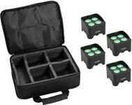EUROLITE Set 4x AKKU Mini UP-4 QCL Spot MK2 + Soft Bag