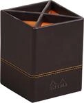 Rhodia 118816C Stiftek&ouml;cher 8x8x11cm Kunstleder Schwarz