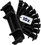 CLP 10er Set Stuhlverbinder Besucherstuhl Ken, Reihenverbinder & Stuhlkrabben,