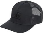adidas Unisex Snapback Trucker Cap, Black/Black, M-L