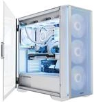 MODECOM Horizon ARGB Flow MIDI Wei&szlig;es E-ATX PC-Geh&auml;use | Gaming Tower mit