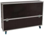 ROADINGER Flightcase 2x LCD ZL70 | Flightcase mit Rollen f&uuml;r 2 LCD-Monitore...