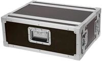 Roadinger Rack Profi, 4 HE, 25 cm tief | PRO Flightcase f&uuml;r 483-mm-Ger&auml;te...