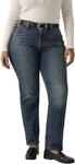 Levi's Damen Jeanshose 501 Curve High Rise, Straight Fit, Blau (Cold Summer),...