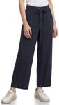 Street One High Waist Wide Leg Hose im Loose Fit Shadowed Navy 34