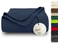 ZOLLNER Kuscheldecke in 130x170 cm - kuschelige und langlebige Fleecedecke -...