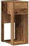 vidaXL Computerschrank mit Schublade Altholz-Optik 30x44x74 cm, PC-Schrank,