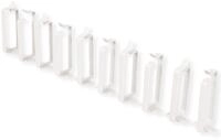 ROLINE Kabelf&uuml;hrungsb&uuml;gel, 44x100mm grau 10 St&uuml;ck