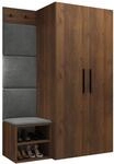 Mirjan24 Garderoben-Set Mapreni IV, Schuhschrank + Kleiderhakenbrett +...