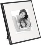Fink schwarzer Alu Bilderrahmen 10x10 cm Fotorahmen mit schmaler Leiste &
