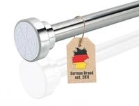 Intirilife Teleskopstange in SILBER 60-105 cm- Ausziehbare Stange, Edelstahl,