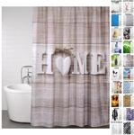 Sanilo Duschvorhang Home 180 x 200 cm, hochwertige Qualit&auml;t, 100% Polyester,