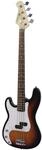 DIMAVERY PB-320 E-Bass LH, sunburst | E-Bass f&uuml;r Linksh&auml;nder