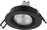 Osram Spot Set LED Einbaustrahler 4,5W Schwarz, 2700K Warmwei&szlig;, Aluminium,