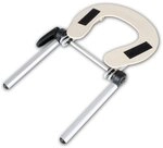 tectake&reg; Kopfst&uuml;tze aus Aluminium f&uuml;r Massageliegen