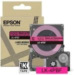 Epson Etikettenkassette, mattes Beschriftungsband LK-6LBJ schwarz auf blau,