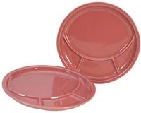 Creatable, 22925, Serie Universal Fondueteller Rot, 4-teiliges Geschirrset f&uuml;r 4