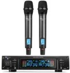 Power Dynamics PD220 UHF Mikrofon Set - 2 Drahtlose Funkmikrofone, UHF...