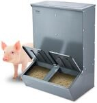 VEVOR Futterspender, 3,7 Scheffel Fassungsverm&ouml;gen, Futterbox mit Doppelt&uuml;r,