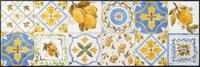 wash+dry Fu&szlig;matte, Limoni 60x180 cm, innen und au&szlig;en, waschbar, Gelb