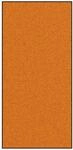 vidaXL Fu&szlig;matte Orange und Schwarz 120 x 250 cm Polyamid und PVC, Robuste,