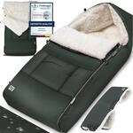 MONZANA&reg; Fu&szlig;sack f&uuml;r Kinderwagen Baby Winter mit Handw&auml;rmer Reflektoren