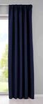 Gardinenbox Vorhang Blickdicht &raquo;Newyork&laquo; verdeckte Schlaufen Blau HxB 225x295...