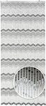 Kobolo T&uuml;rvorhang Mountain 90x200 cm, 72 Str&auml;nge, schwarz-transparent,...