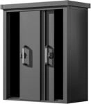 GFP Primeyard Ger&auml;teschrank Leon Metall 150x78x161 cm Gartenschrank Schiebet&uuml;r
