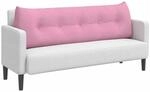 vidaXL R&uuml;cken Kissen Rosa 160 x 24 x 50 cm Stoff, Wohnzimmer, modernes