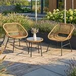 BEAUTY SOFA Gartenlounge-Set Malika Balkonm&ouml;bel, Stahlgestell...